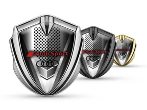 Audi Emblemas Metálicos a Medida Estilo Pro Acero Inoxidable